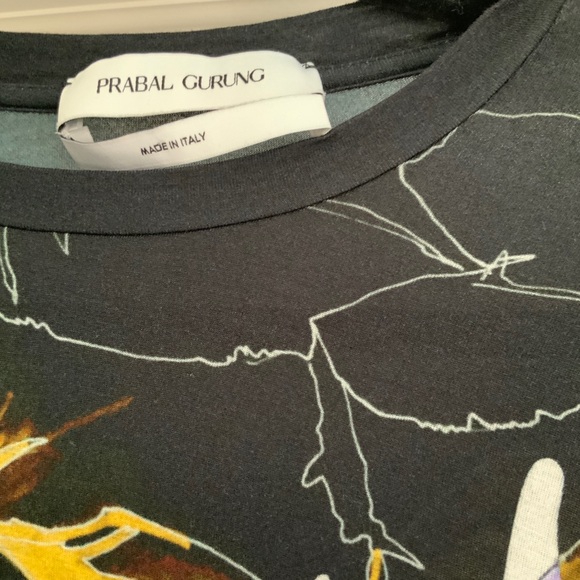 Prabal Gurung Long Sleeve Abstract Tee Size small - Picture 4 of 4